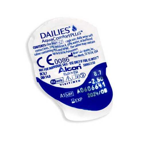 Lentes de Contacto DAILIES AquaComfort Plus -...