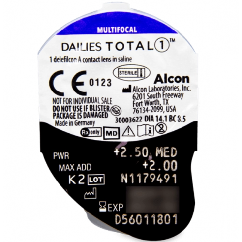 Lents de Contacte DAILIES TOTAL1 - Multifocal...