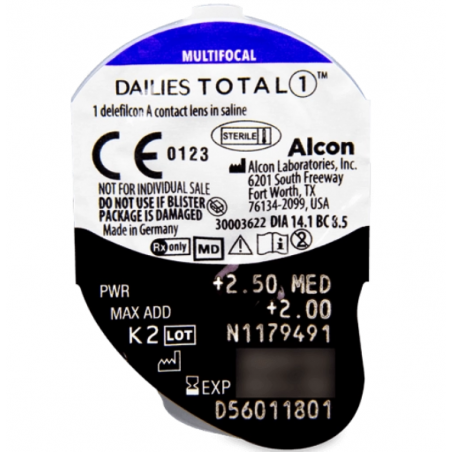 Lents de Contacte DAILIES TOTAL1 - Multifocal (90 Unitats)