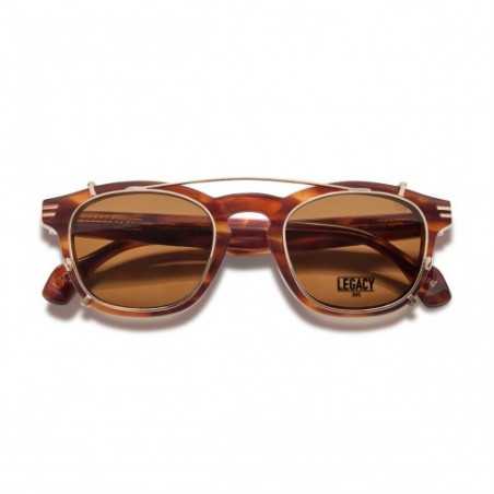 Gafas graduadas + Clip Legacy 1840 - Louvre 928 Havana Medium 4923