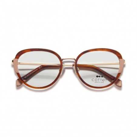 Eyeglasses Cottet Barcelona - Clot 928 Havana Medium/Gold 5117