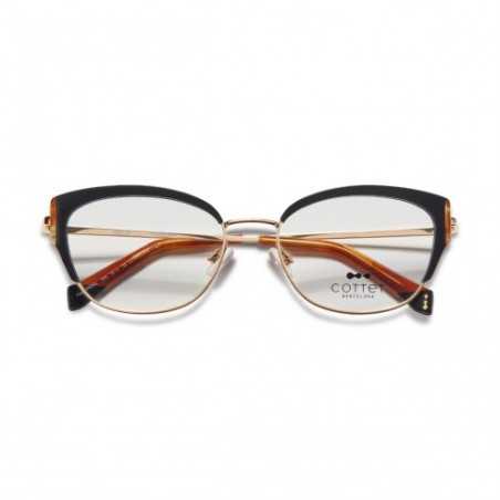 Gafas graduadas Mujer Cottet Barcelona Condal 200 Black/Gold  5217