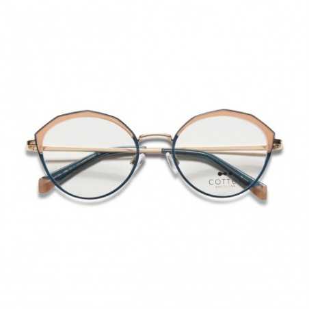 Eyeglasses Cottet Barcelona -  Canuda 50 Gold/Blue 5019