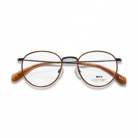 Gafas graduadas Unisex Cottet Barcelona Santalo 001/900 Shiny Gold 4920