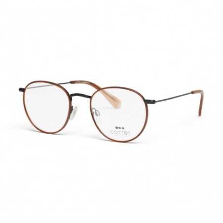 Gafas graduadas Unisex Cottet Barcelona Santalo 001/900 Shiny Gold 4920
