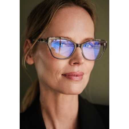 Gafas graduadas Mujer Cottet Barcelona Diagonal  538 Trans Blue Grey 5217