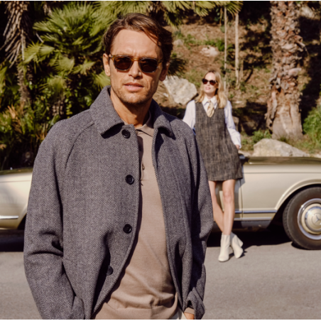 Gafas de sol Legacy 1840 - Uffizi 925 Veined Havana Brown 47