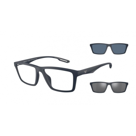 Ulleres de Sol Emporio Armani - EA4160 50881W MATTE BLUE CLIP 55