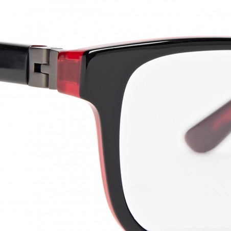 Gafas Graduadas Urban Junior niño - Buzz C16 Negro/Crystal rojo