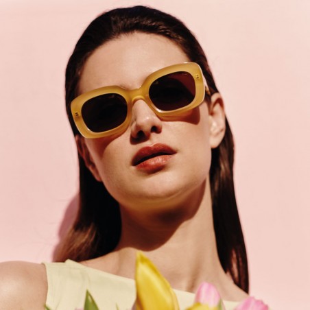 Gafas de sol Cottet Barcelona - Raval 726 Due Yellow Brown 51