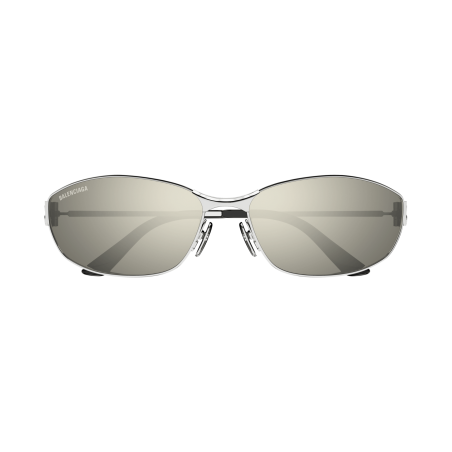 Ulleres de sol Balenciaga BB0336S 006 PLATA PLATA ESPEJADA 65