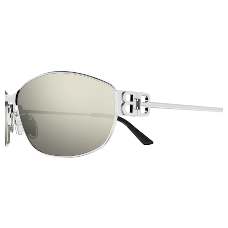 Ulleres de sol Balenciaga BB0336S 006 PLATA PLATA ESPEJADA 65
