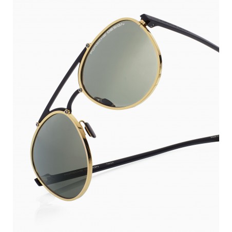 Gafas de sol Unisex Porsche Design P8972 B175 GOLD/BLACK SMOKE GRAD. 55