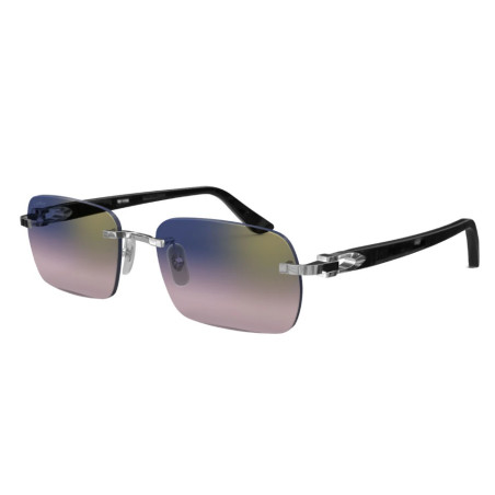 Ulleres de Sol Cartier CT0006CS 056 SILVER BLACK-BLUE 59