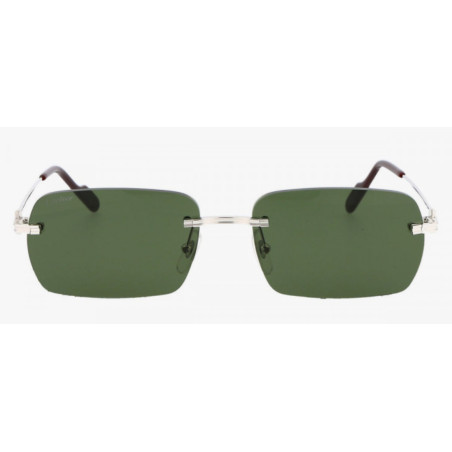 Gafas de Sol Cartier CT0012CS 027 SILVER GREEN 57