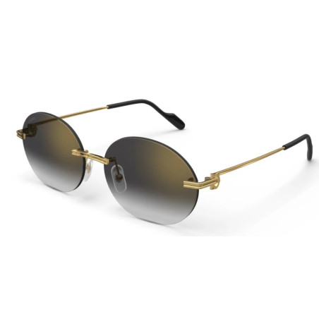 Gafas de Sol Cartier CT0011CS 037 GOLD GREY  58