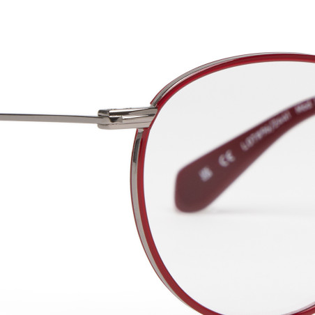 Gafas graduadas Cottet Barcelona Santalo 005/304 Gun metal/ Burgundy