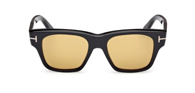 Tom Ford FT0536 28G 60 Montures De Lunettes, Or (Oro Rosa Lucido/Marrone Specchiato), Mixte Adulte